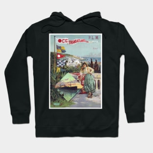 P.L.M. Alger Vintage Poster 1898 Hoodie